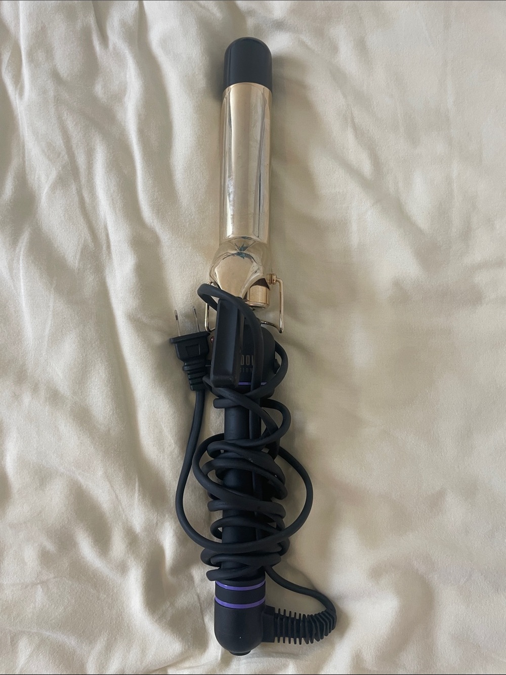 Hot Tools 1 inch Barrel Curling Iron - Metallic Barrel